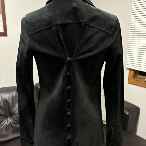 100% suede button down - Picture 4 of 10